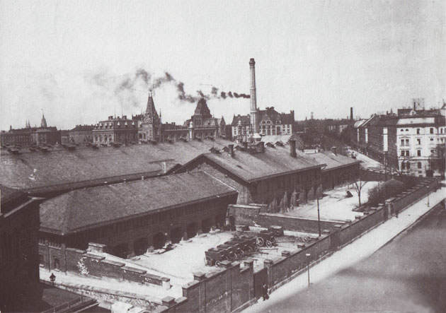Schlachthof um 1878