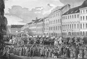 Maximillian II. zur Ständeversammlung