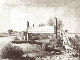 Schleußenanlage am Dreimühlenbach