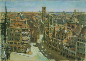 Das zerstörte Stadtzentrum