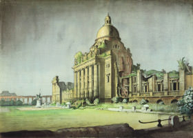 Die Ruine des Armeemuseums