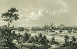 Stadtansicht von den Maximiliansanlagen