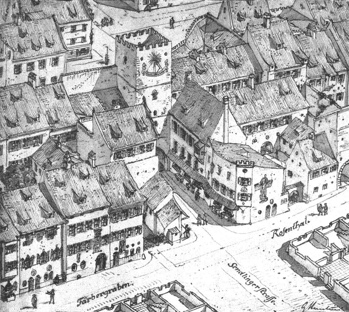 Das innere Sendlingertor (Außenseite)