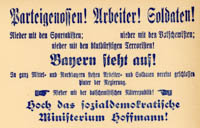 Parteigenossen! Arbeiter! Soldaten!