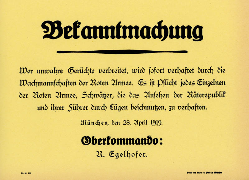 Bekanntmachung