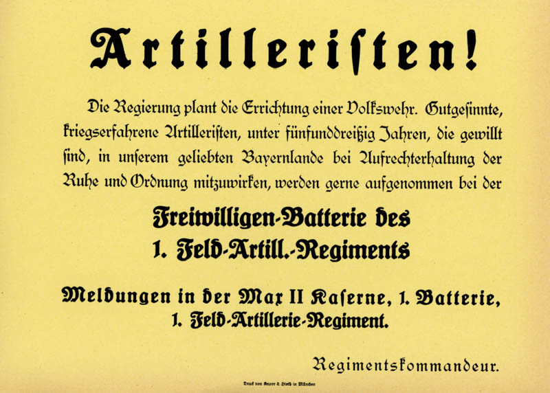 Wahl-Proklamation. 