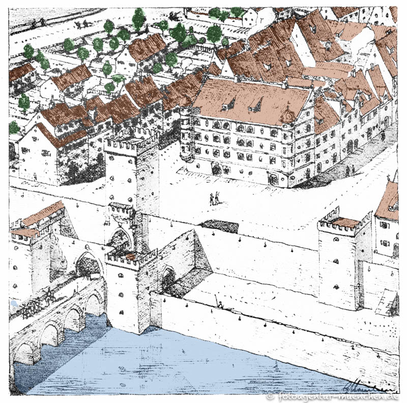Das äußere Schwabinger Tor