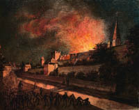 Brand der Glockengießerei von Hubinger