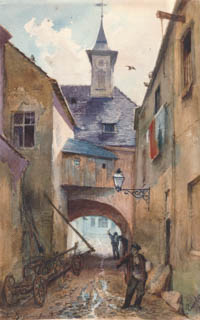 Puschkin Joseph - An der Stadtmauer hinter dem Hofbräuhaus