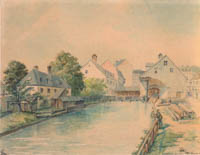 Die Westermühle an der Westermühlstraße