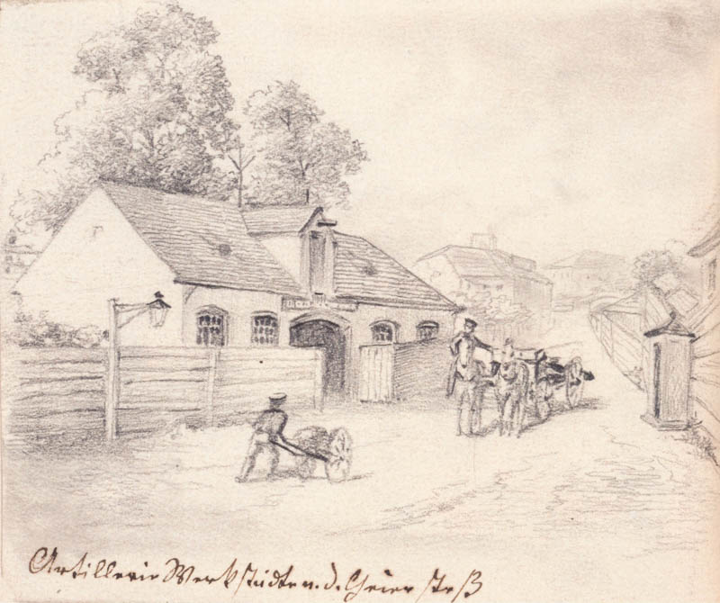 Ehemalige Artillerie-Werkstätte an der Geierstraße