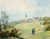 Bogenhausen mit dem Schlösschen Neuberghausen
