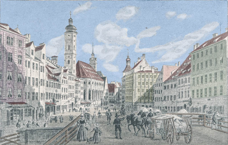 Das Tal von der Hochbrücke aus1830