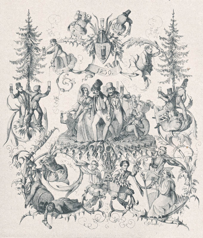 Satire auf den Bock 1839