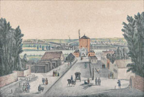 Die Zweibrückenstraße mit Isarbrücke