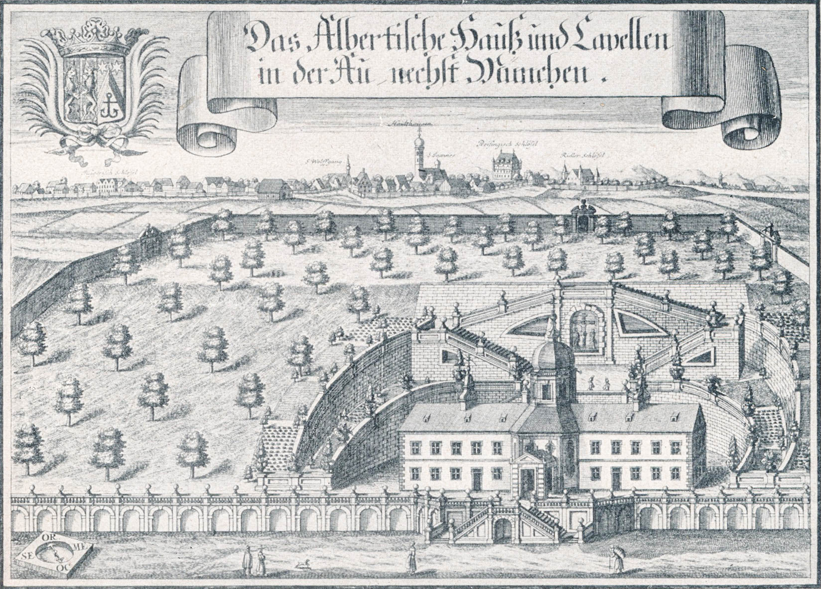 Das Albertische Haus in der Au ca.1702