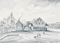 Die „Salzstadelkaserne“. 1883