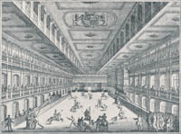 Das „Tournier-Haus“ an Stelle des heutigen Hofgartenbazars