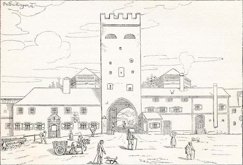 Das Sendlingertor von der Stadtseite