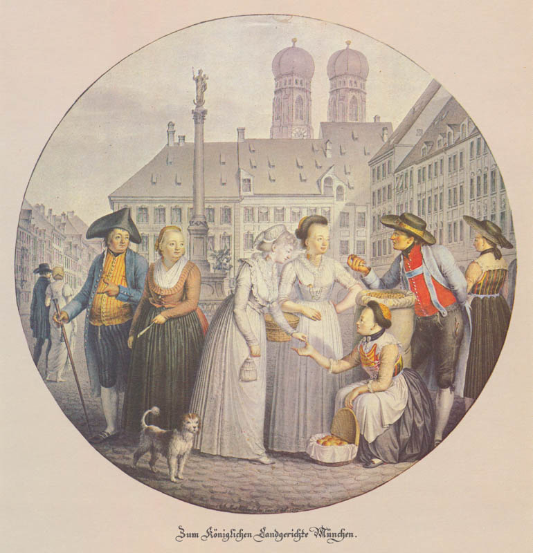 Auf dem Münchner Schrannen(Marien)platz