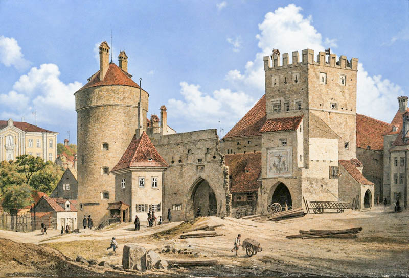 Das Kosttor um 1872