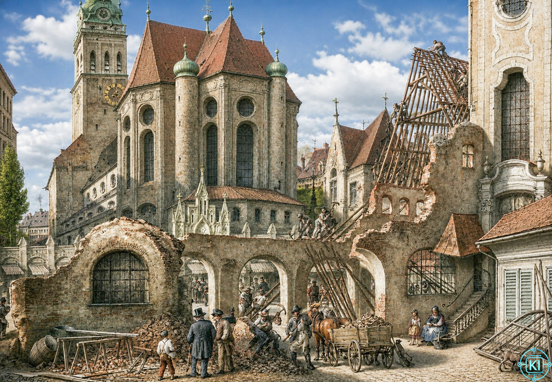 Abbruch der Fleischhalle