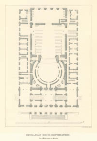 Lebschée Carl August - Grund-Plan des K. Hoftheaters