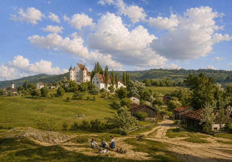 Malerische Topographie