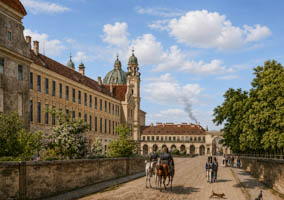 Die Königliche Residenz von der Nord-Ost Seite