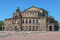 Semper Gottfried - Neorenaissance - Baubeginn am Opernhaus