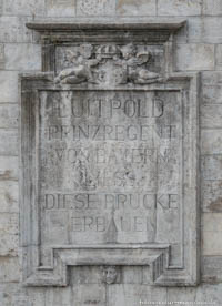 Gedenktafel - Luitpoldbrücke