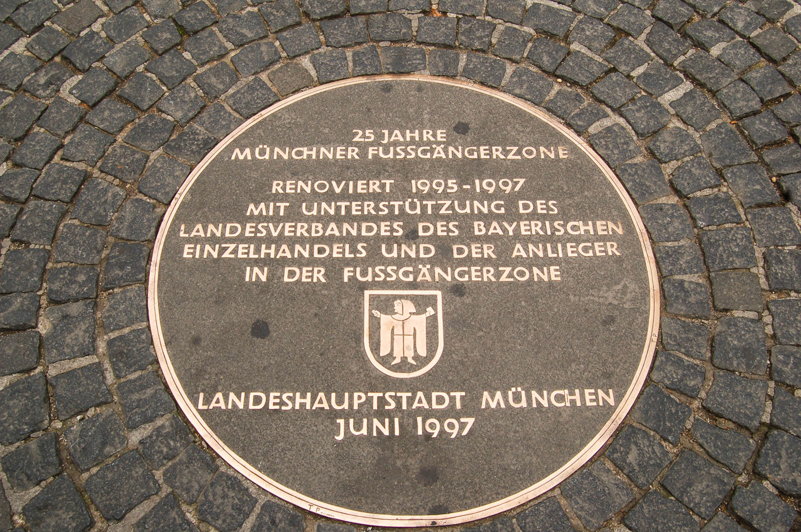 Gedenktafel Fußgängerzone