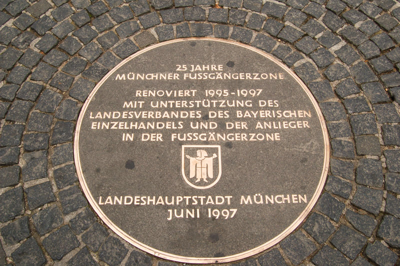 Fußgängerzone – Denkmal/Kunstwerk in München