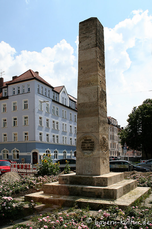 Königlich Bayerisches 2. Infanterie Regiment „Kron - Broxner Hermann – Denkmal/Kunstwerk in München