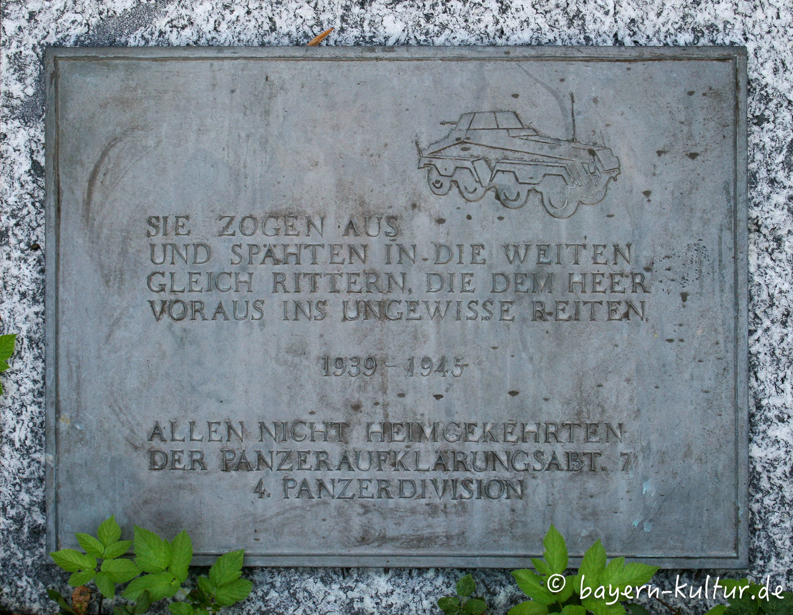 Kriegerdenkmal der 4. Panzerdivision