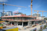 Baustelle des Zentralen Omnibusbahnhof
