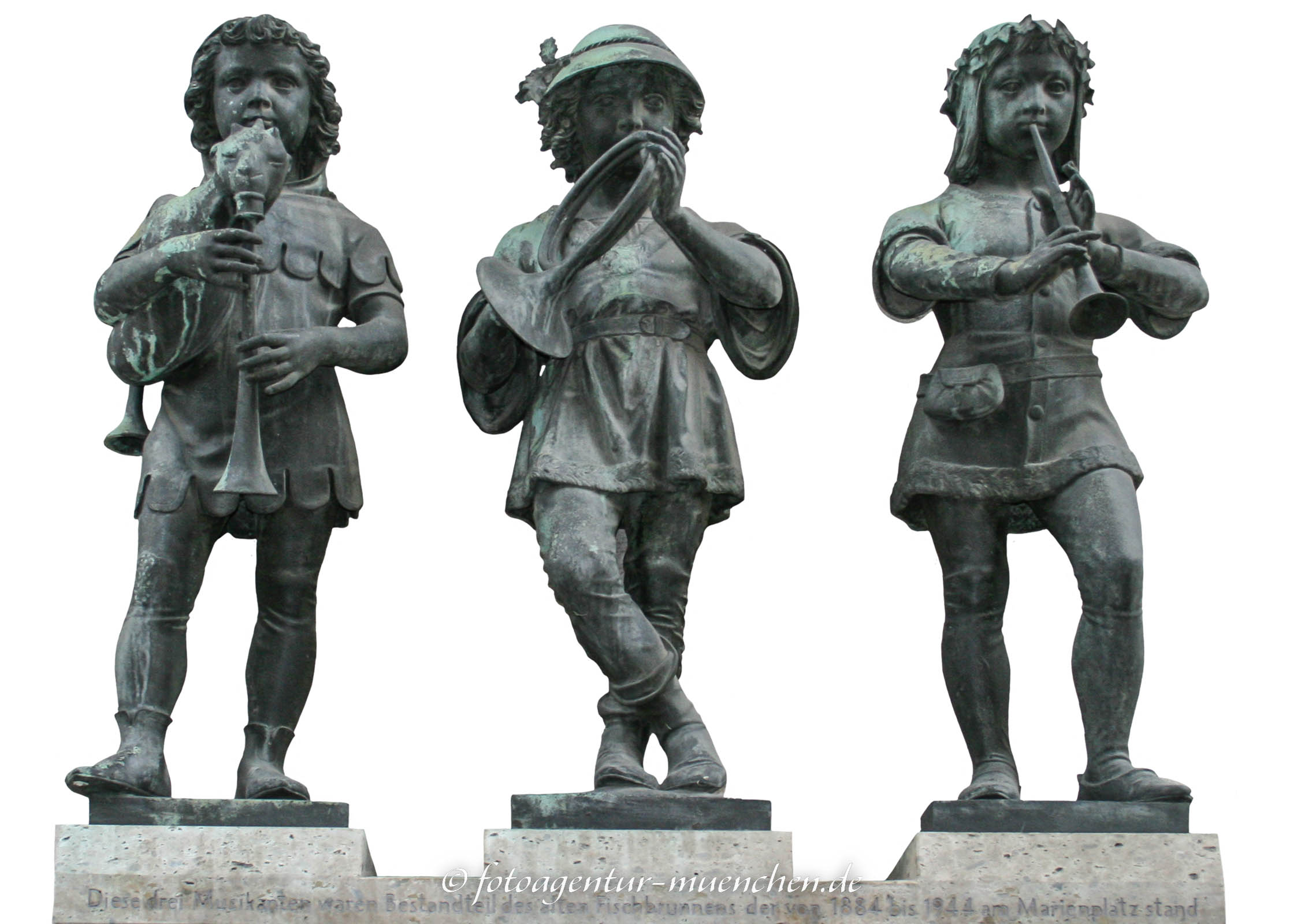Fischbrunnen-Figuren