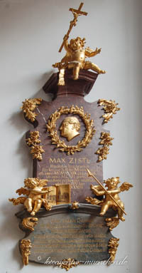 Gedenktafel für Prälat Zistl