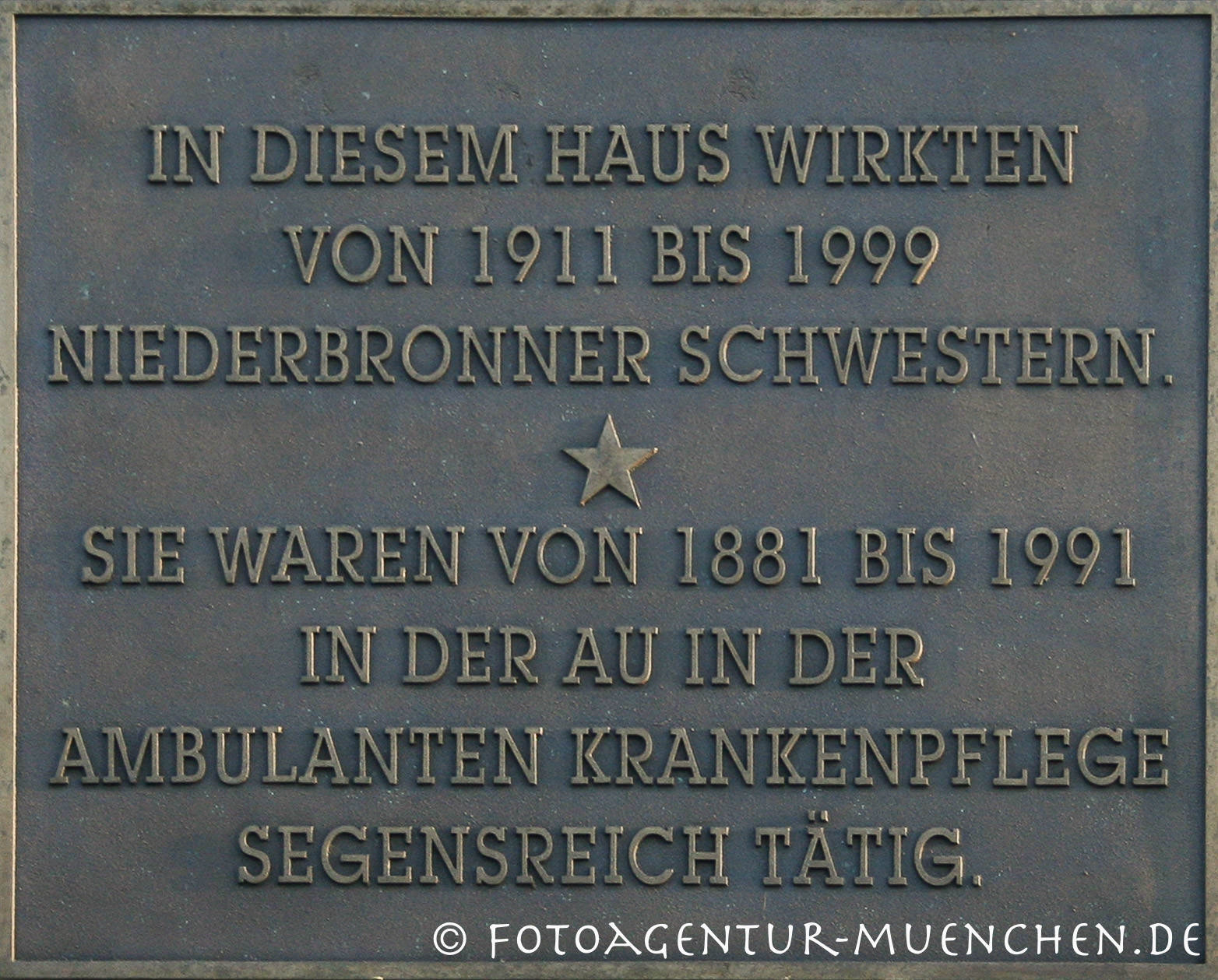 Gedenktafel - Niederbronner Schwestern
