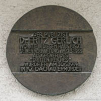 Gedenktafel - Fritz Gerlich
