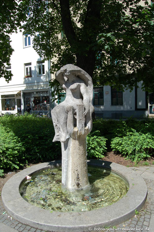 Wedekind-Brunnen - Filler Ferdinand – Denkmal/Kunstwerk in München