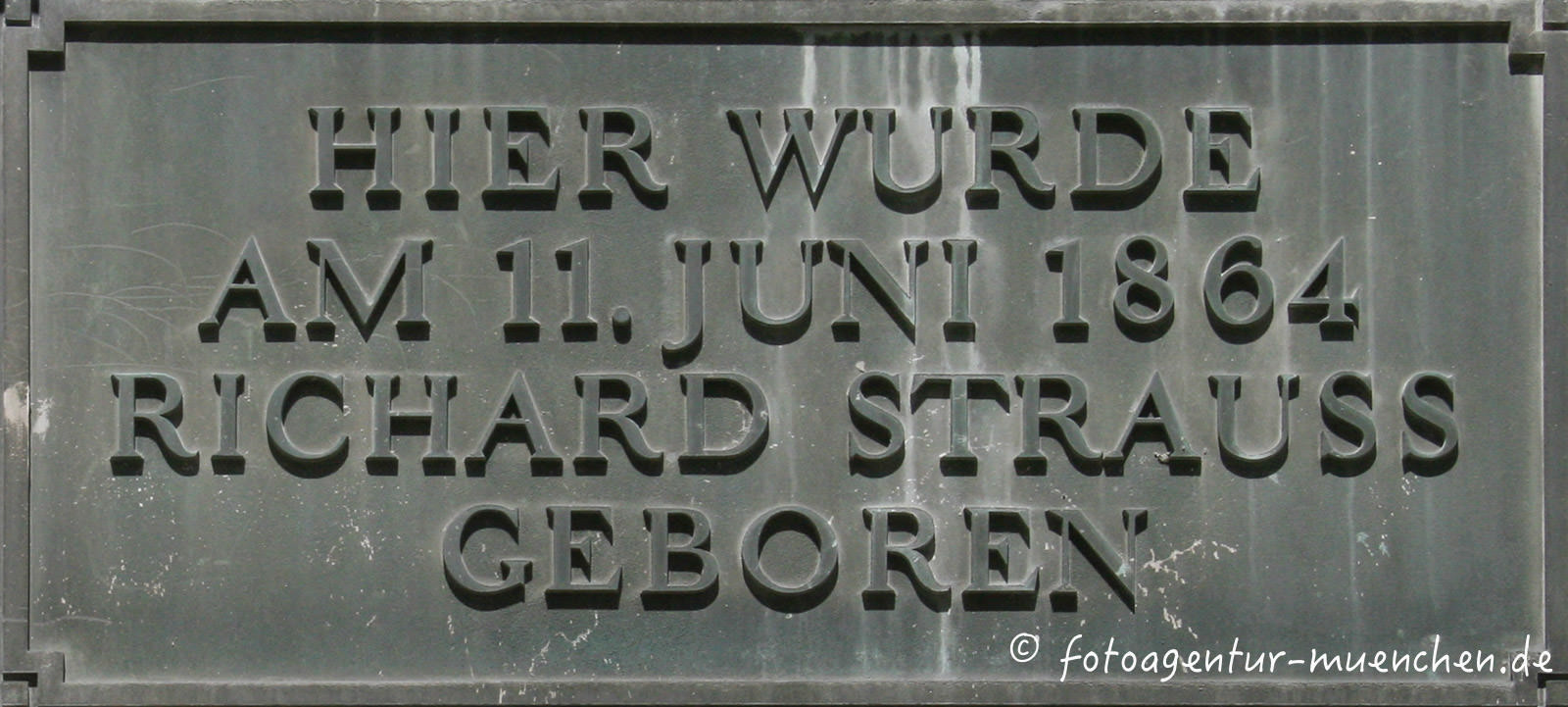 Gedenktafel - Richard Strauss