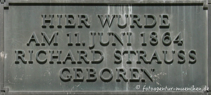 Richard Strauss - Hart Franz – Denkmal/Kunstwerk in München