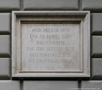 Gerhard Willhalm – Gedenktafel - Gottesacker Frauenkirche