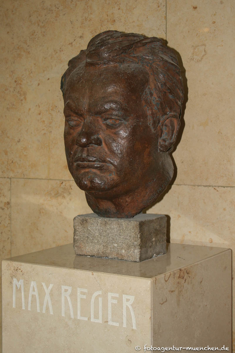 Büste - Max Reger – Denkmal/Kunstwerk in München