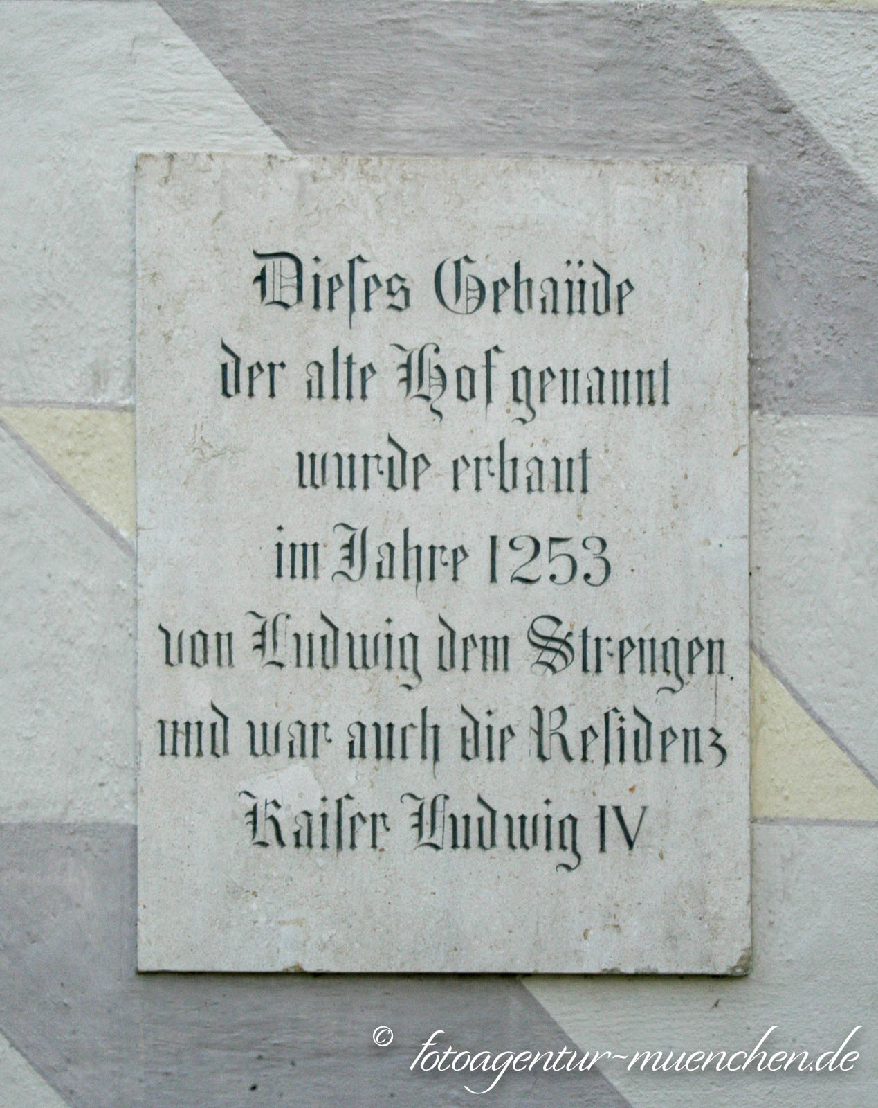 Gedenktafel Alter Hof