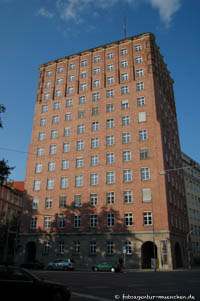 Hochhaus an der Blumenstraße – Foto aus München