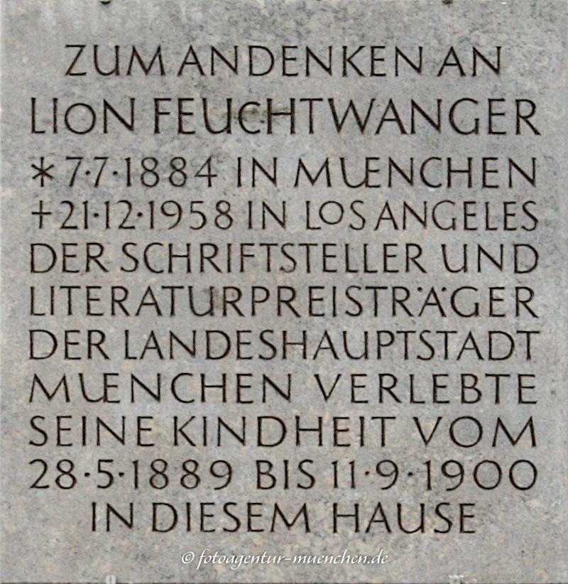 Lion Feuchtwanger - Oppenrieder Karl – Denkmal/Kunstwerk in München