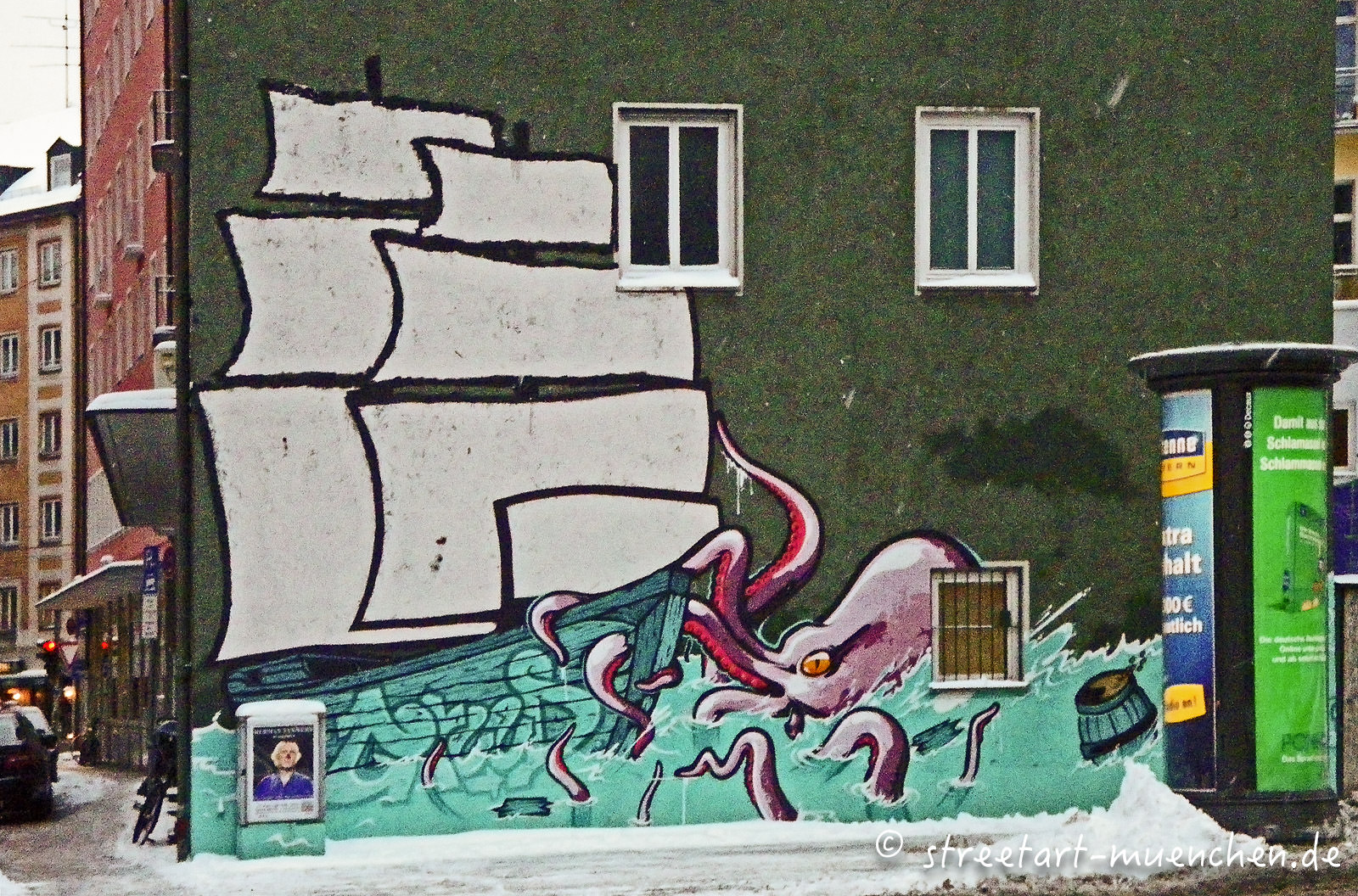 Sinkendes Schiff der Habgier