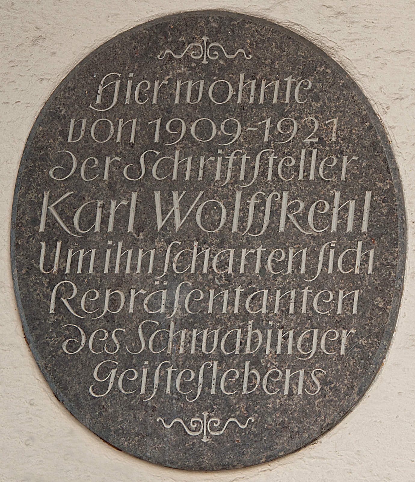 Gedenktafel - Karl Wolfskehl